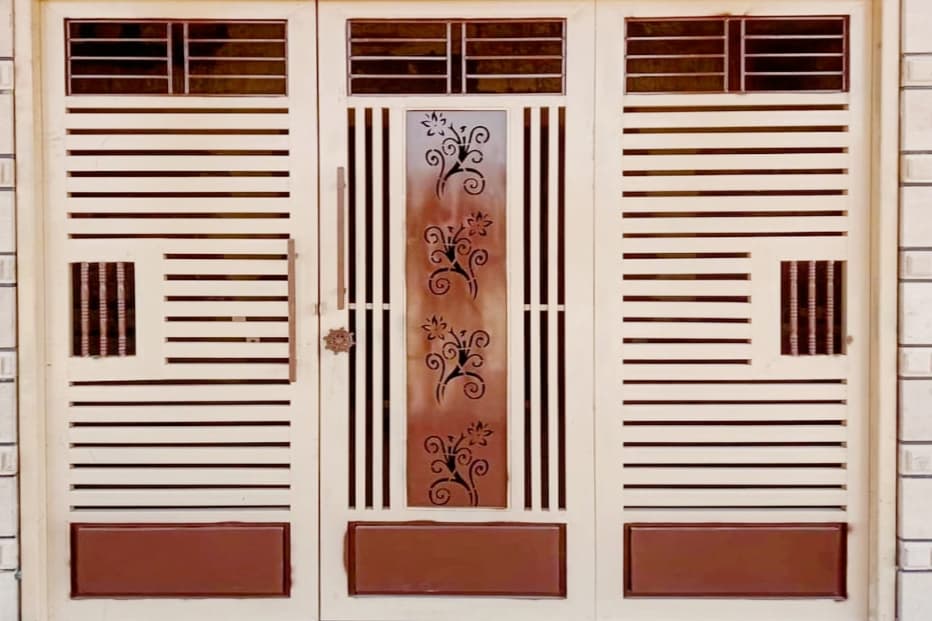 Diamond grill boundary gate design M50 | गेट डिजाइन