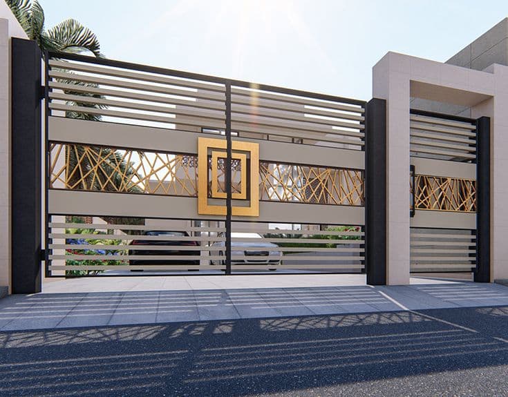 Iron boundary gate design M31 alternative | गेट डिजाइन