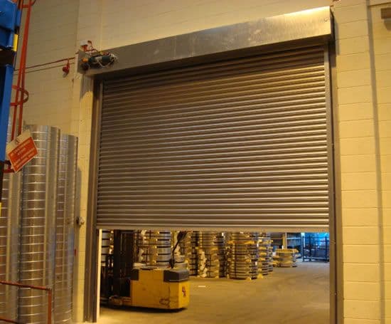 Industrial garage shutter design