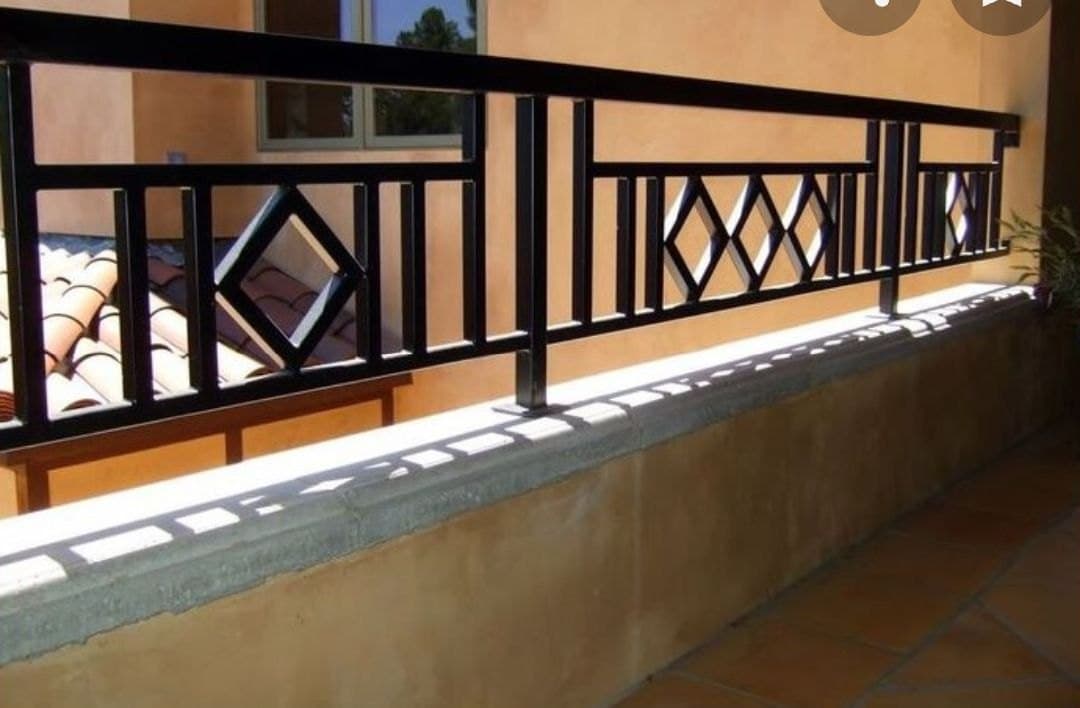 Steel hand railing design Rail2