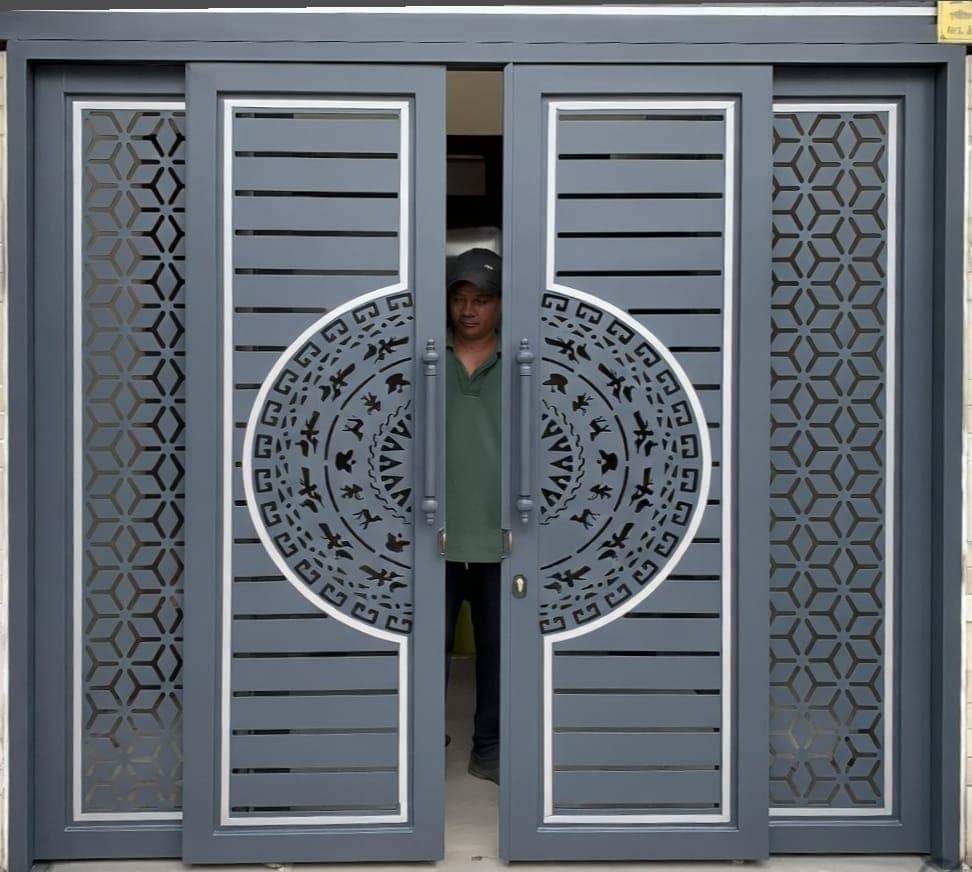 Variant of boundary gate design M316 | गेट डिजाइन