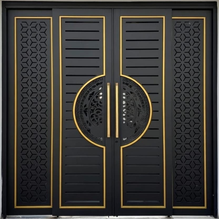 Variant of boundary gate design M316 | गेट डिजाइन