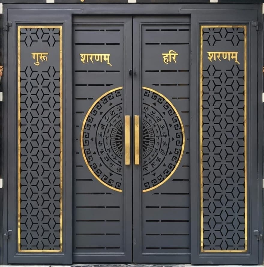 Variant of boundary gate design M316 | गेट डिजाइन